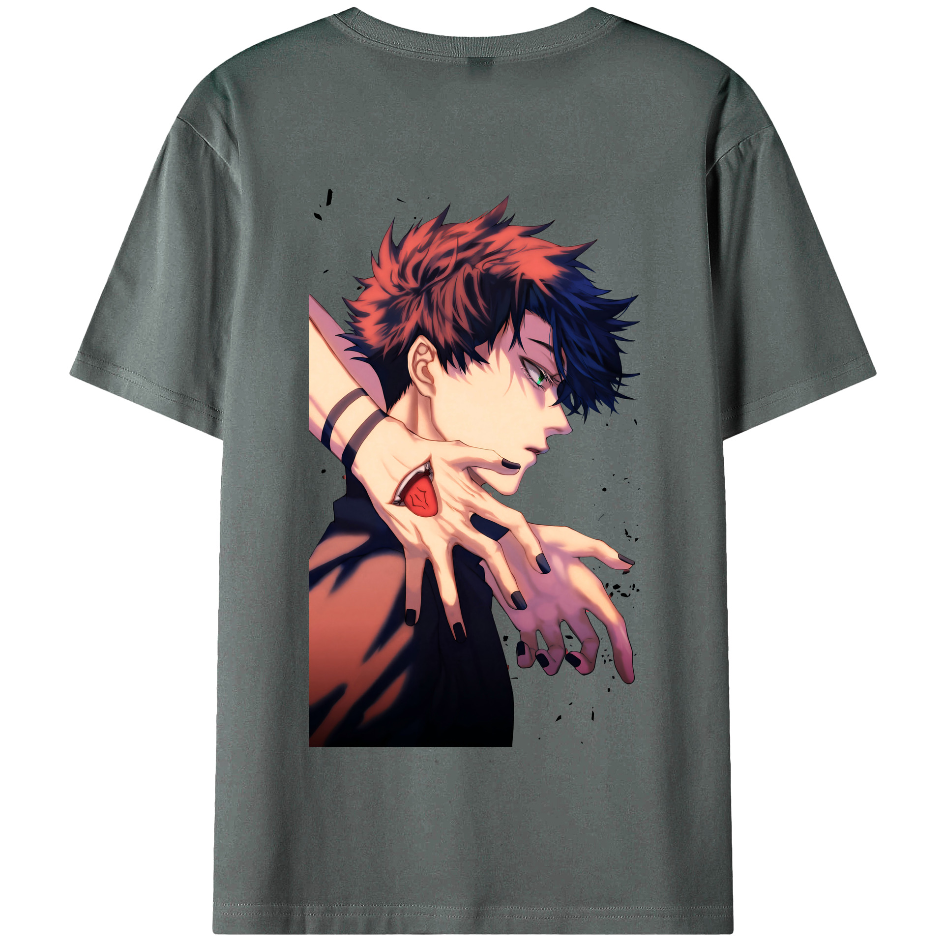 （画像用） 呪術廻戦 Jujutsu Kaisen 綿100％半袖Tシャツ（背面プリント）